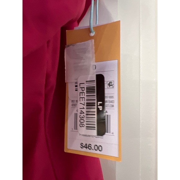 NWT Kona Sol Women’s High‎ Coverage One Piece Ruffled Bathing Suit Size 20 Pink - Picture 2 of 5